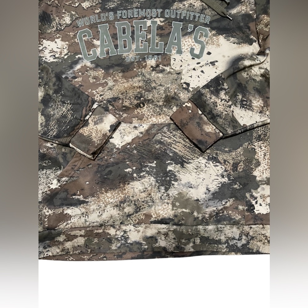 Cabela’s Men’s Large Camo Pullover Hunting Hoodie - Picture 2 of 5